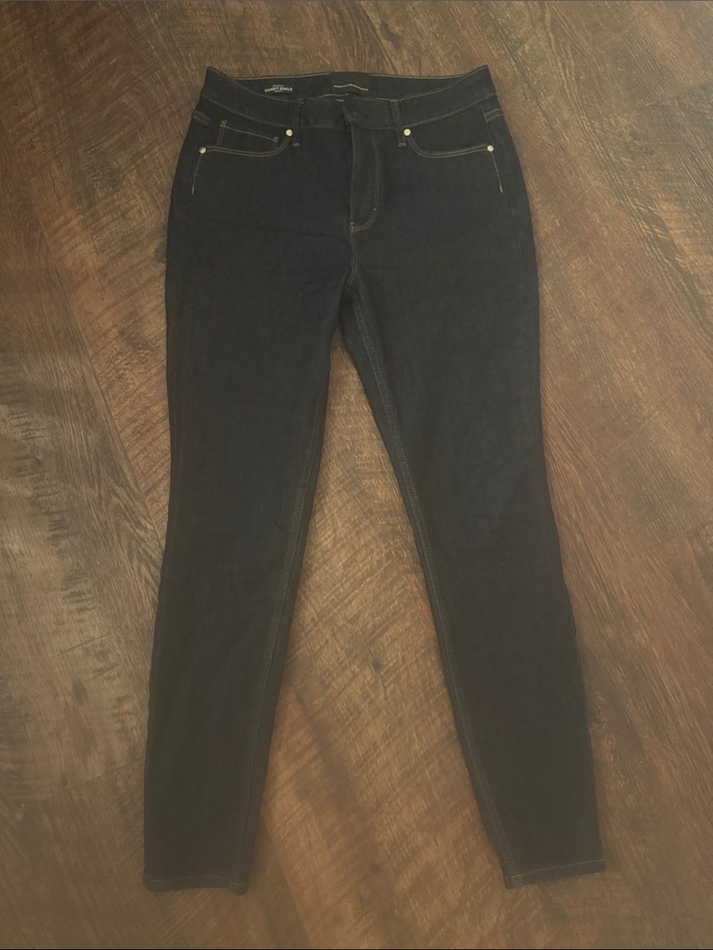 White House Black Market Dark Navy Skinny Jeans